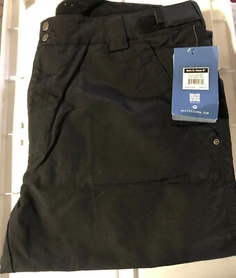 NUEVO Pantalones de hombre Sierra blancos Soquel Shell, negros, X-grandes, entrepierna de 32" Foto 1 de 4