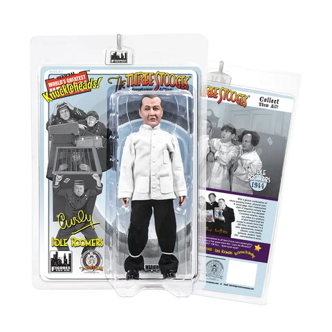 The Three Stooges 8 Inch Figures Series: Idle Roomers [House Keeper] Curly Cover