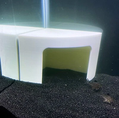 Aquarium Corner Cave Hideout Axolotl Cichlid Cave Fish Tank Accessories Supplies - Image 1 of 4