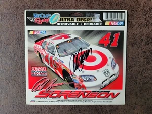 2006 Target Reed Sorenson Removable Decals - NASCAR - Autographed! - Picture 1 of 3