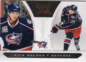 2010-11 Luxury Suite Blue Jackets Hockey Card #189 Nick Holden RC /899