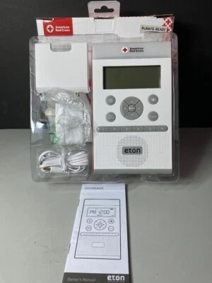ETON ZONEGUARD WEATHER ALERT CLOCK RADIO WITH FLASHING BEACON - Image 1 of 4