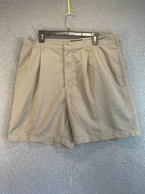 Croft & Barrow Khaki Chino Shorts Classic Fit Casual Summer Cotton Size 38 - Image 1 of 4