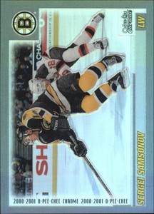 2000-01 (BRUINS) Topps Chrome OPC Refractors #84 Sergei Samsonov