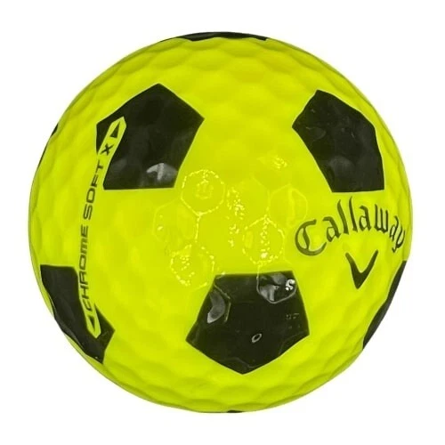 3 Dozen Callaway Chrome Soft Truvis X Yellow and Black Mint Golf Balls - Image 1 of 1