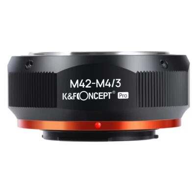 K&F Concept Adapter for M42 Screw mount Lens to M4/3 MFT Camera high precision - Image 1 of 4