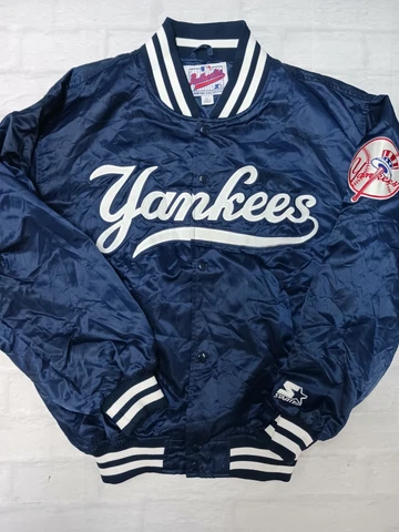Majestic MLB New York Yankees Bomber Jacket in Blue Size L Cover