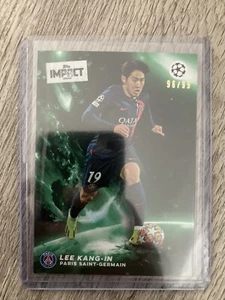 2023-2024 Topps Impact UCC, Lee Kang-In, 96/99, Paris Saint-Germain Numbered - Bild 1 von 3