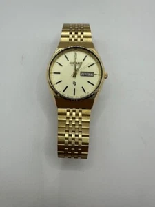 Citizen CQ Gold-Tone Vintage President Watch (Unisex) - Picture 1 of 9