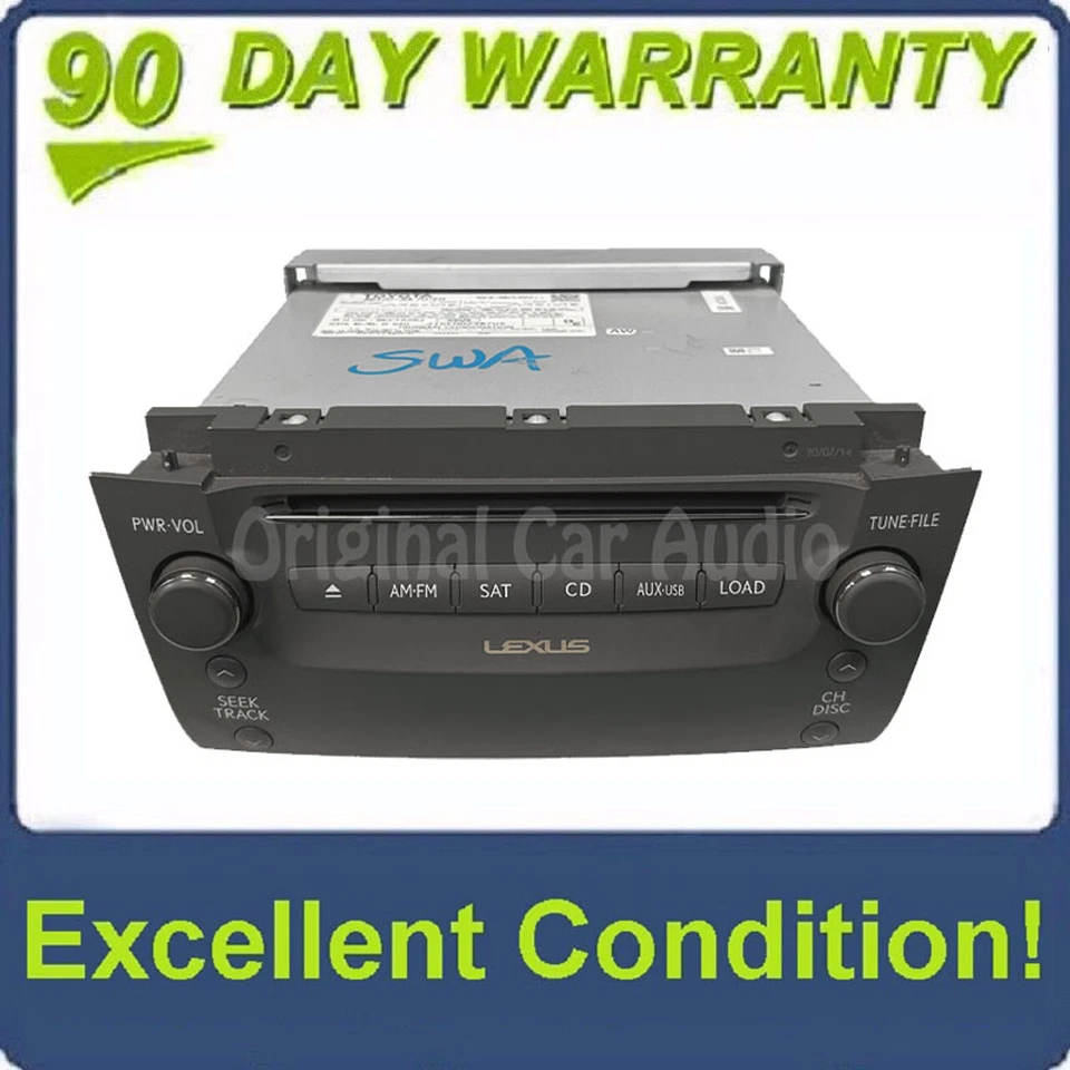 2010 - 2011 Lexus GS350 GS460 OEM Gray 6 CD AM FM SAT USB Radio Receiver P1879 - Image 1 of 4