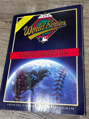 1992 Toronto Blue Jays MLB World Series Champions Official Commemorative Program - Image 1 of 4
