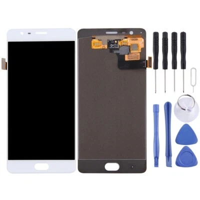 For OnePlus 3 (A3000 Version) w/ Digitizer Full Assembly OEM LCD Screen (White) - Image 1 of 4