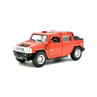 5097D 2005 Hummer H2 SUT Pickup Truck, Vermelho - Kinsmart - 1/40 Diecast  - Imagem 1 de 4