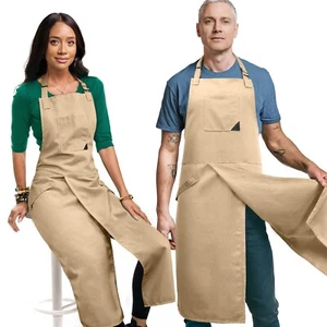 Pottery Apron - Full Split-Leg, Loops - Ceramic Wheel Throwing, DIY, Clay Artist - Picture 1 of 50