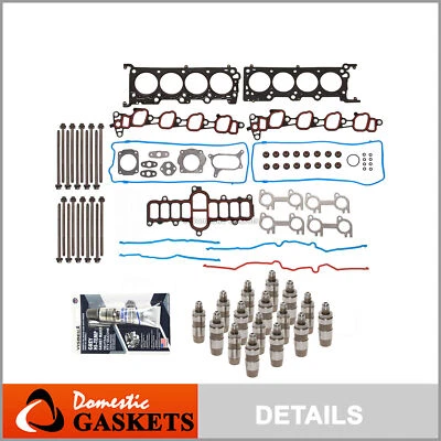 Juego de juntas de culata pernos elevadores aptos para Ford F150 E150 Econoline V8 2000 4.6 ROMEO Foto 1 de 4