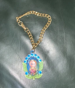 Mattel Liddle Kiddles Flower Bracelet Doll Locket Jewelry Green Hair 1967 - Picture 1 of 5