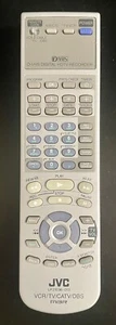 LP21036-013C JVC D-VHS VCR Recorder Remote (HM-DH40000U) **Tested, Working** - Picture 1 of 2