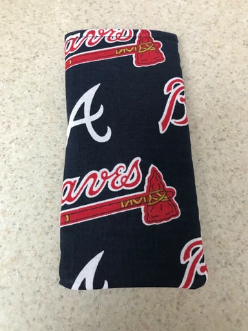 Eyeglass / Sunglass Soft Fabric Case - Atlanta Braves Baseball - MLB - NEW! Cover