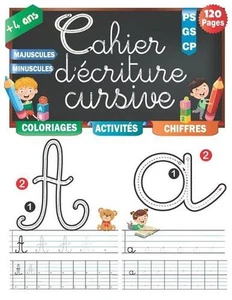 Cahier d'Ecriture Cursive: Apprendre ? Former des lettres Cursives, Cahier d'?cr - Picture 1 of 1