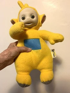 1998 Teletubbies Talking Plush Stuffed Animal Toy Collectible LAA LAA Kids 14" - Picture 1 of 6