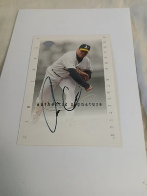 1996 Leaf Signature Series - Signatures Update Jim Corsi (AU) DEC - Image 1 of 2