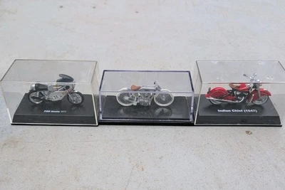 1:32 1972 Ducati 750 Imola, 1947 Indian Chief, 1920s Harley Davidson Diecast LOT - Image 1 of 4