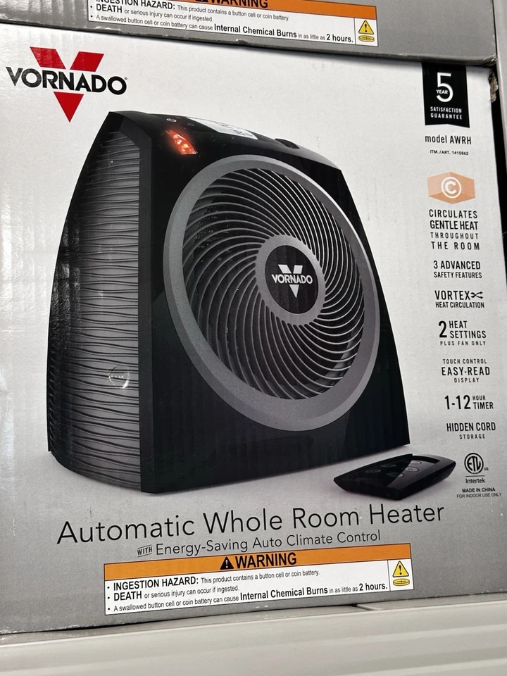 Vornado AWRH Automatic Whole Room Heater Electric Portable Heater - Image 1 of 1