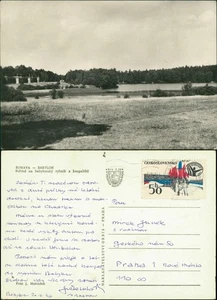 Rehberg Srní na Sumava SUMAVA - BABYLON na babylonský rybník a koupaliště 1960 - Imagen 1 de 3