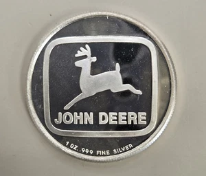 John Deere Modell A eine Unze .999 Silber Kunstmedaille - Bild 1 von 2