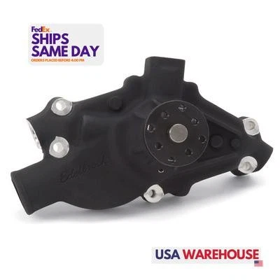 Edelbrock EDE8819 Mechanical Aluminum Water Pump fits Small Block Chevy Performa - Image 1 of 4