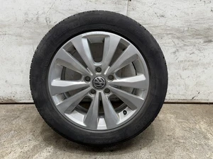 VOLKSWAGEN GOLF MK7 2013 ALLOY WHEEL 205/55/R16 WITH TYRE TREAD 4.86MM #7A2 - Picture 1 of 11