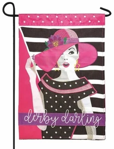 Gartenflagge Derby Darling doppelte Applikation - Bild 1 von 1