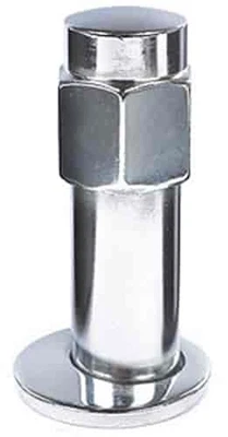 Vástago Cragar 27887-4 1.379 1/2 LH 1.379 con arandelas de orificio desplazado extremo cerrado cromado Foto 1 de 3