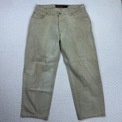 Мужские джинсы Levis Silvertab Elements размер 38x30 свободный покрой коричневые средняя посадка винтажные - Изображение 1 из 4