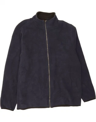 IZOD Mens Fleece Jacket UK 40 Large Navy Blue Polyester MD09 - Image 1 of 3