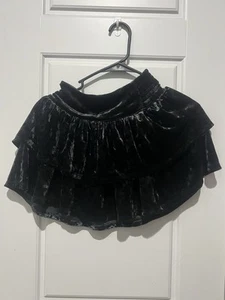 GapKids Girls Black Velvet Skirt Size M(8) - Picture 1 of 3