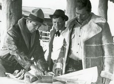 CHARLTON HESTON "LA LOI DE LA HAINE" ANDREW MCLAGLEN ORIGINAL VINTAGE PHOTO CM