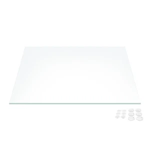 Ultra Clear Low-Iron Rectangle Glass Table Top – Durable for Dining & Office Use - Picture 1 of 6