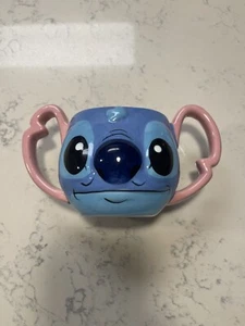 Disney Lilo & Stitch Experiment 626 Face 3D Sculpted Ceramic Mug | 16 Ounces - Picture 1 of 1