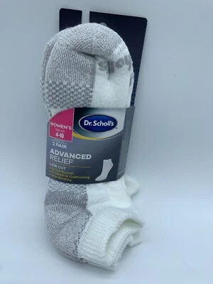 2 PAIRS WOMEN'S DR.SCHOLL'S ADVANCED NON BINDING  RELIEF LOW CUT  4-10  USA MADE - Image 1 of 2