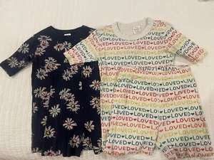 Lot Of 2 Hanna Anderson Girl’s Pajama 140 Size 10 - Picture 1 of 3