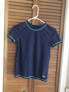 Tommy Bahama kids size large blue rash guard with marlin logo. Great condition! - Picture 1 of 8