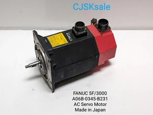 FANUC 5F/3000 A06B-0345-B231 AC Servo Motor Made In Japan (USED). - Picture 1 of 9