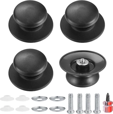 4 Pcs Pot Lid Knob Universal Replacement Pan Lid Cover Knobs, Cookware Handle - Image 1 of 4