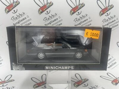 DIE CAST " MERCEDES E-CLASS 1994 CABRIOLET BLUE/BLACK METALLIC " MINICHAMPS 1... - Immagine 1 di 2