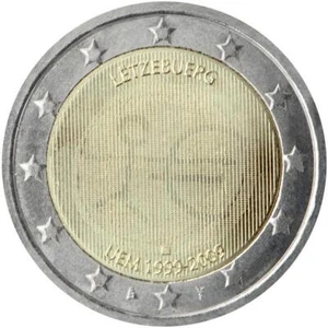 2 euro Lussemburgo 2009 fdc EMU decennale unione economica e monetaria - Imagen 1 de 1