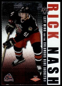 2002-03 Pacific Vanguard Rick Nash Rookie 1062/1650 Columbus Blue Jackets #109