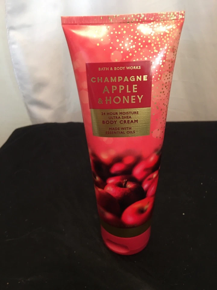 1 Bath & Body Works Champagne Apple Honey Ultra Shea Cream Lotion 8 Oz