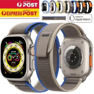 Premium Nylon Sports Apple Watch Band iWatch Strap Series 10 42mm 46mm - Picture 1 of 21
