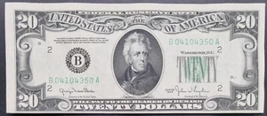 1950 Twenty Dollar Federal Reserve Note $20 Bill UNCIRCULATED #82876 - Picture 1 of 2